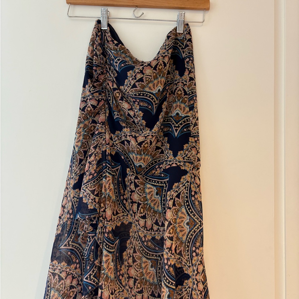 MISA Los Angeles Floral Paisley Print skirt, size XS - Picture 2 of 3